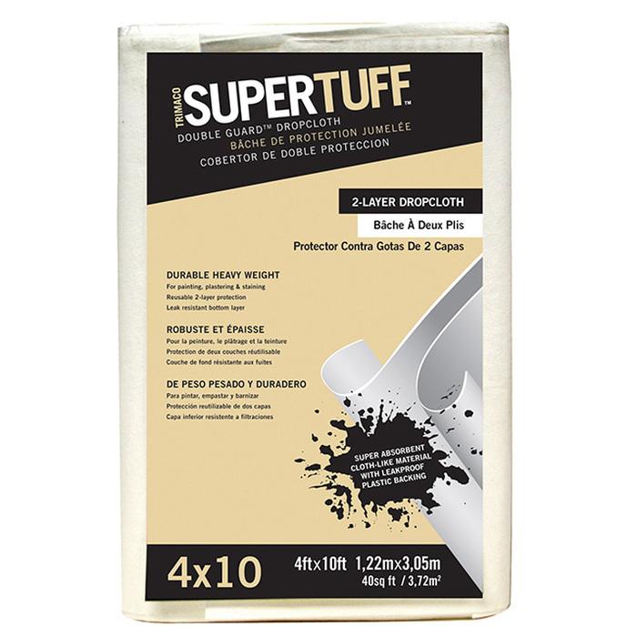 4' X 10' SUPERTUFF™ DOUBLE GUARD® DROPCLOTH